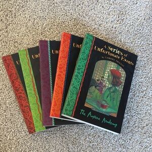 A Series of Unfortunate Events by Lemony Snicket book set